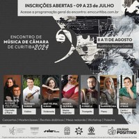 Encontro de Música de Câmara de Curitiba 2024 - Inscrições abertas