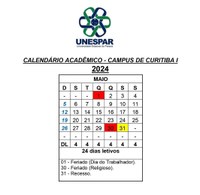 Calendário Acadêmico 2024