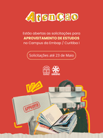 Divulgação aproveitamento de estudos