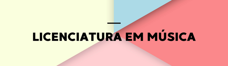 Capa licenciatura em Música