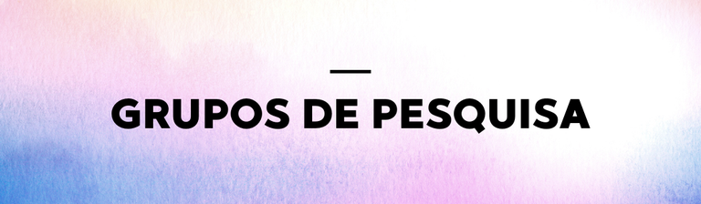 Grupos de pesquisa