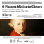 Quinto concerto do Projeto de Extensão - O Piano na Música de Câmara - Sonatas para Violino e Piano de Wolfgang Amadeus Mozart