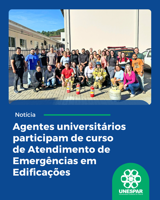 Agentes universitários participam de curso de Atendimento de Emergências em Edificações.png